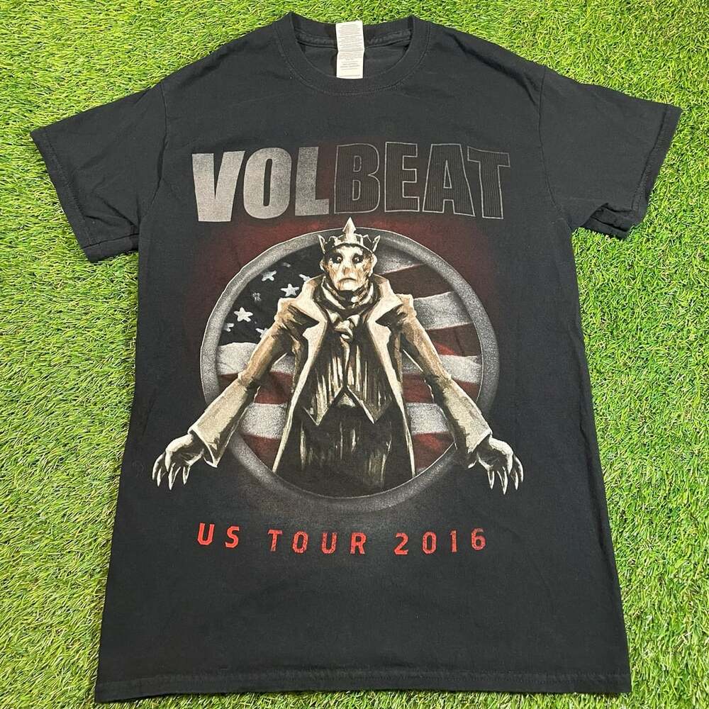 Volbeat US Tour 2016 King of the Beast Black T-Shirt Size S